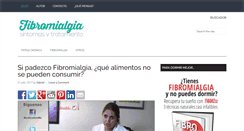 Desktop Screenshot of fibromialgiasintomastratamiento.com
