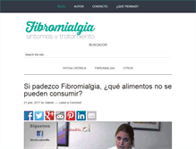 Tablet Screenshot of fibromialgiasintomastratamiento.com
